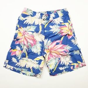 Polo Ralph Lauren Mens Small Floral Swim Trunks